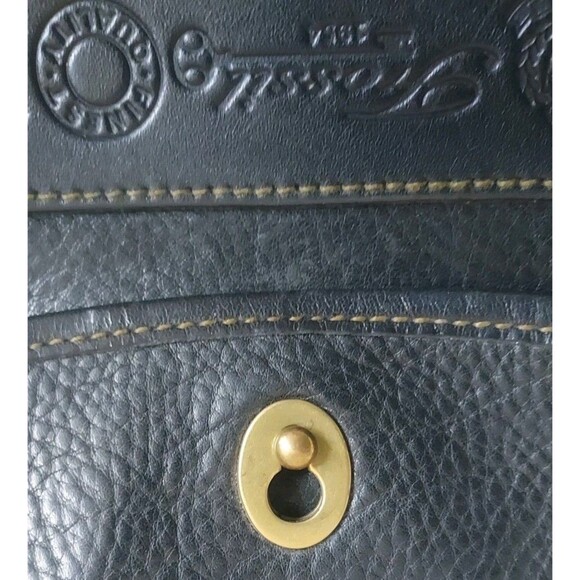 FOSSIL BLACK Leather Crossbody Adjustable Strap Messenger Bag Purse 75082 - Picture 3 of 9